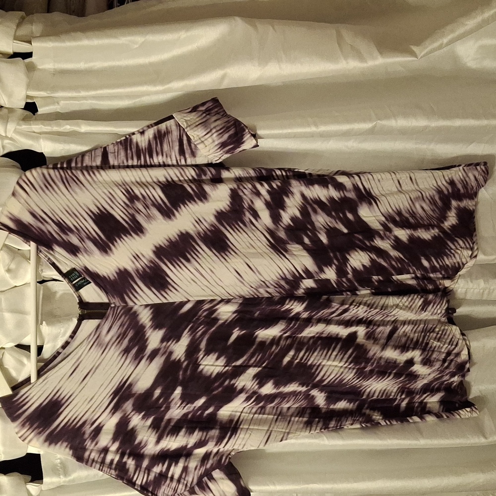 Cynthia Rowley P1urple tie dye shirt 1X❤❤️❤️❤️